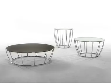 AMBURGO - Low round coffee table by Tonin Casa - view 2